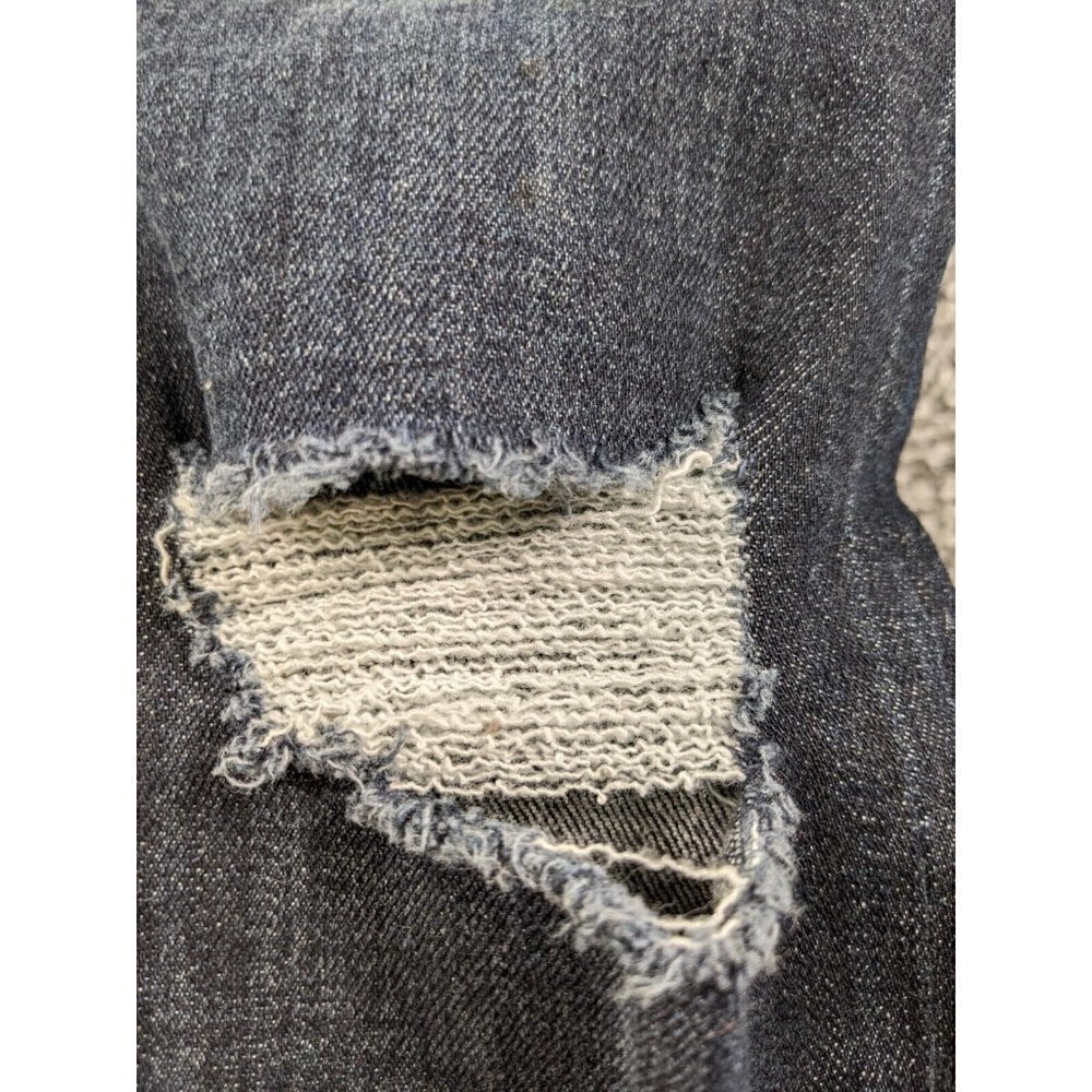 Frame Denim Jeans Womens 27 Ali High Rise Skinny Blue Destroyed Kingland Rip - Picture 14 of 16